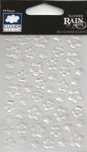 Cloud 9 Rain Dots - Flowers - Clear