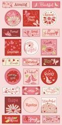 Cloud 9 Be Loved Chipboard Stickers - ABC Accents