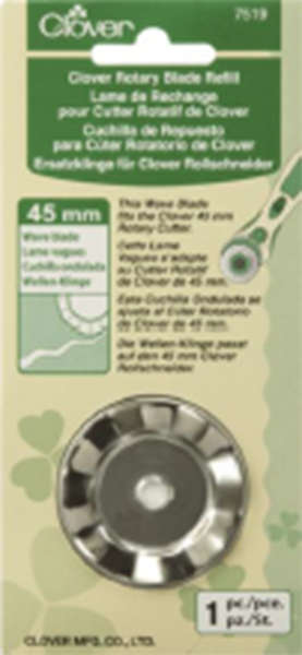 Clover Rotary Wave Blade Refill 1pc 45mm
