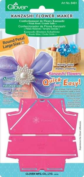 Clover Kanzashi Flower Makers - Large Round Petal