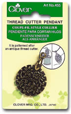Clover Thread Cutter - Pendant Gold