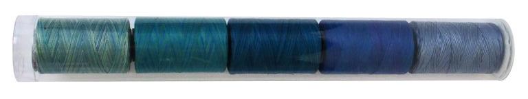 Coats & Clark Star Variegated Cotton Machine Quilt Thread 1200yd Size 50 Coats & Clark 5pc Assorted Rolling Sea