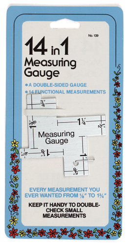 Collins Sewing Gauge 14 in 1 Measuring Gauge