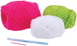 Colorbk Learn To Crochet Kit Hat & Scarf