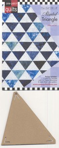 Come Quilt With Me Template - One Patch Slanted Triangle Template