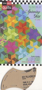 Come Quilt With Me Template - One Patch Spinning Star Template