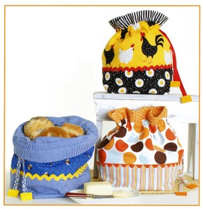 Cotton Ginnys Pattern - Bread Bagz for Everyday