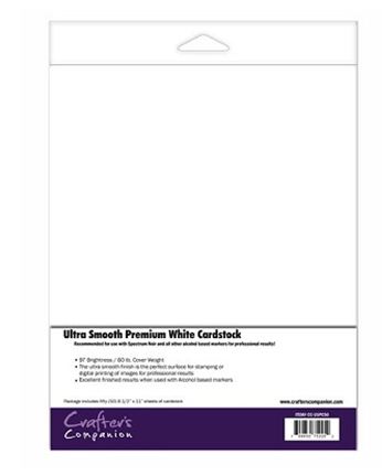 Ultra Smooth Premium White Cardstock for Alcohol Markers - 20 Sheet Package