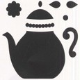 Crafter's Workshop 6x6 Template - Mini Teapot