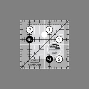 Creative Grids Template - Quilting Ruler 2 1/2in Square