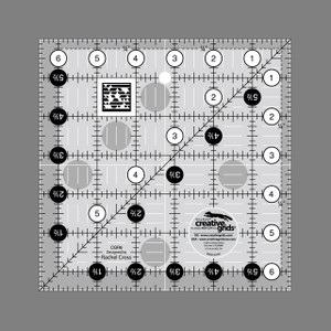 Creative Grids Template - Quilting Ruler 6 1/2in Square
