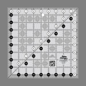 Creative Grids Template - Quilting Ruler 9 1/2in Square