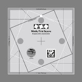 Creative Grids Template - Wonky Trim Square Ruler 8in x 8in