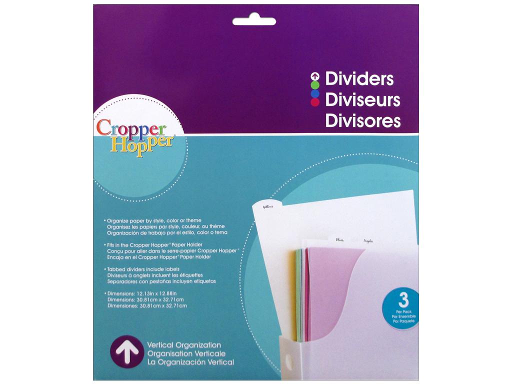 Cropper Hopper Vertical Organizers Dividers 3pc