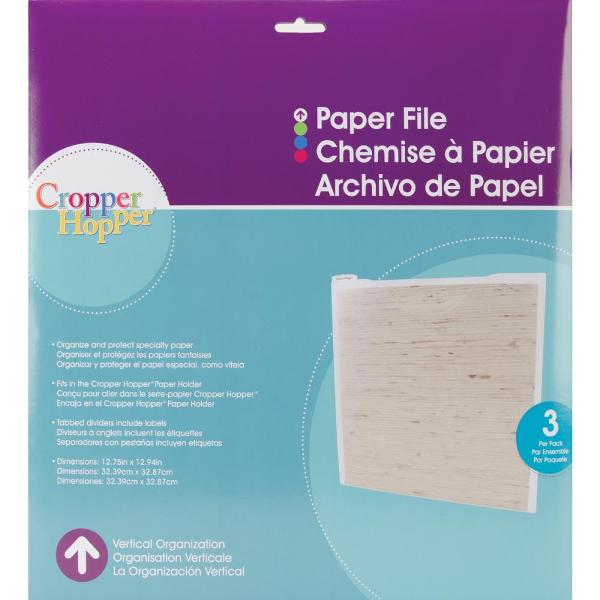 Cropper Hopper Organizers Paper File 3 pc
