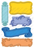 Cuttlebug 5" X 7" Embossing Plus - Fanciful Labels