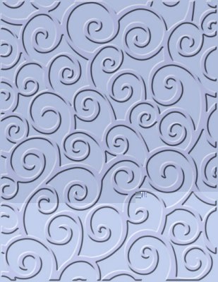 Cuttlebug Emboss A2 D'vine Swirl