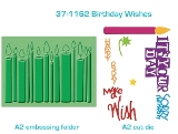Cuttlebug A2 Combo Die - Birthday Wishes