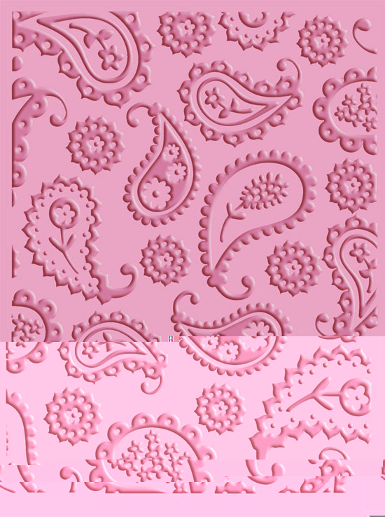 Cuttlebug Emboss A2 Perfectly Paisley