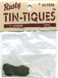 Tin-Tiques - Stocking 1" 5/Pkg