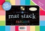 DCWV Match Makers Textured Brights Mat Stack 5"X7" 3 Each Of 29 Colors (87 Sheets/Pad)