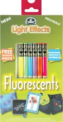 DMC Light Effects Metallic Floss Packs - Fluorescent