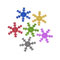 Darice 676 Sequins Snowflake Multi Colors 30 pc/pkg