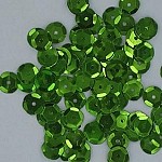 Darice Cup Sequins, 5mm Lime 800/pkg