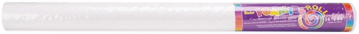 Darice Foamies Roll 36" x 60" 2mm - White