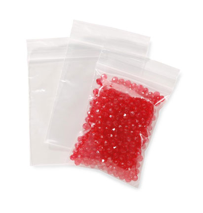 Darice Recloseable Poly Bags - 3" x 4"