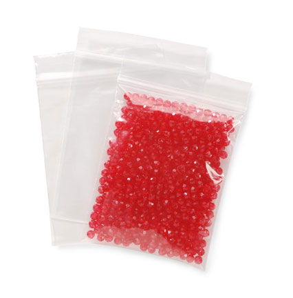 Darice Recloseable Poly Bags - 5" x 4"