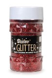 Darice Glitter 4 oz Jar - Red