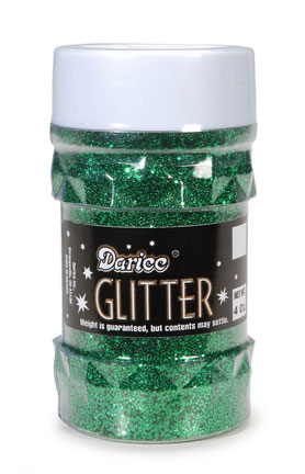 Darice Glitter 4 oz Jar - Green
