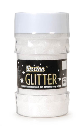 Darice Glitter 4 oz Jar - Crystal