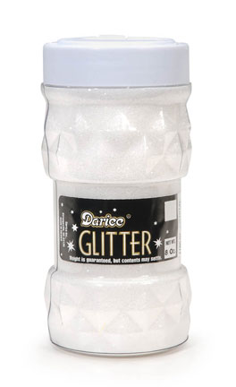 Darice Glitter 8 oz Jar - Crystal