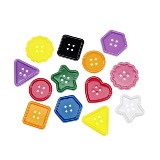 Darice Plastic Kids Buttons - 6 Oz Bag