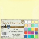 Darice 8" x 8" Cardstock Deck - Assorted Colors 200 Sheets
