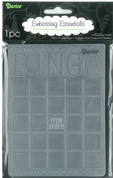 Darice 4.25" X 5.75" Embossing Folder - Bingo