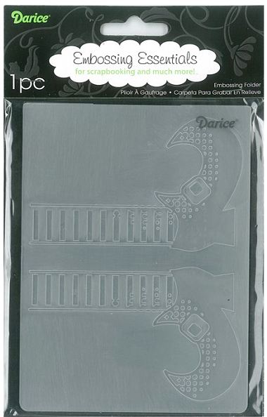 Darice 4.25" X 5.75" Embossing Folder - Witch Boots