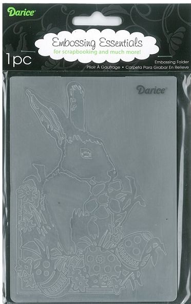Darice 4.25" X 5.75" Embossing Folder - Easter Bunny