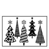 Darice 4.25" X 5.75" Embossing Folder - Christmas Tree