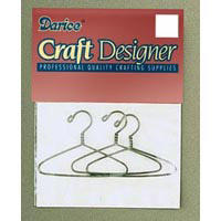 Darice 2" Wire Clothes Hangers
