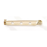 1.5" Pins, 144, Gold Color, Safety Catch