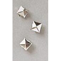 Darice Nailheads - 9mm Square Dome Nickel Brass