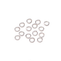 Darice Sterling Jump Rings 4.3mm - 55 Pieces