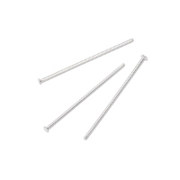 Darice Sterling Head Pin, 1", 36 Piece