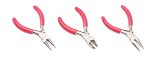 Darice Mini 3" Pliers Set - Side Cutter, Round Nose & Chain Nose