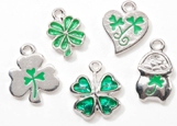 Darice Jewelry Designer Shamrock Charms