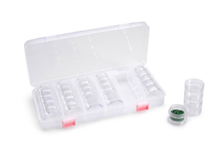 Darice Bead Storage System With 28 Containers
