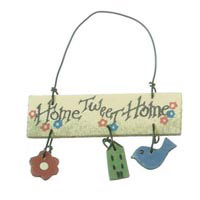 Darice Timeless Minis - Mini Painted Signs - Home Tweet Home